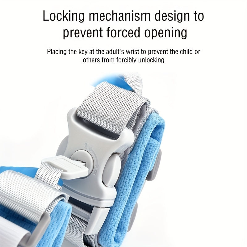 Child Anti-loss Safety Tether with Spring Wristband