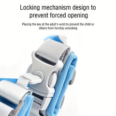 Child Anti-loss Safety Tether with Spring Wristband