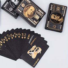 54 Foil PVC Waterproof Playing Cards Set for Card and Board Games