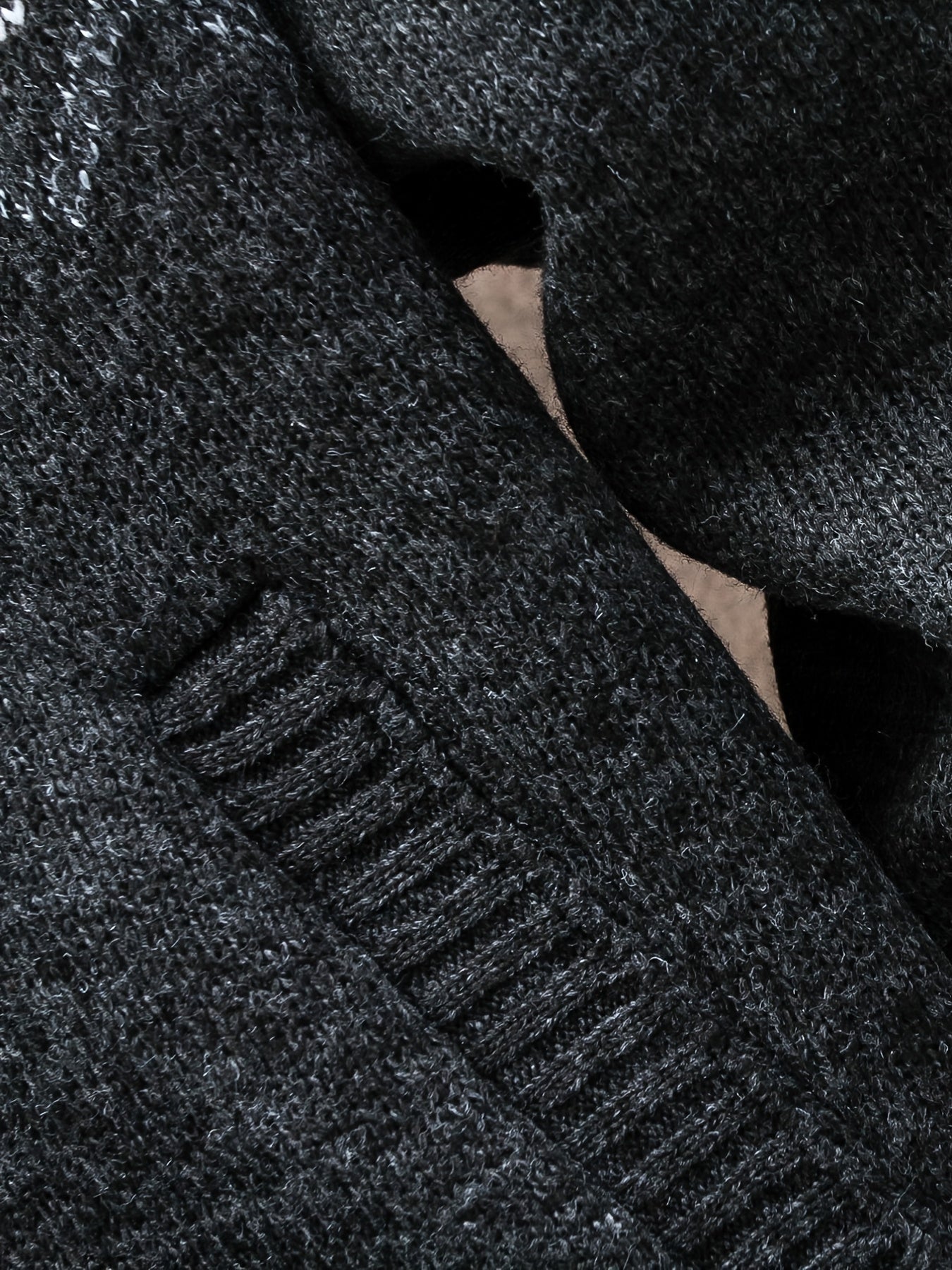 Men's Cable Knit Zip Hooded Sweater