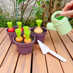 Kids Beach Sand Play Set with Vegetable Planting Simulation