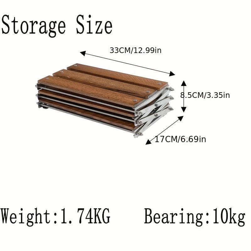 Portable 3-Layer Storage Rack for Office or Camping