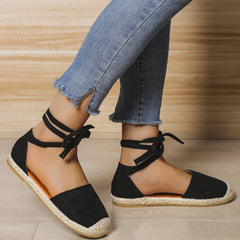 Women's Colorblock Flat Shoes Closed Toe Lightweight Round Toe Casual Sandals