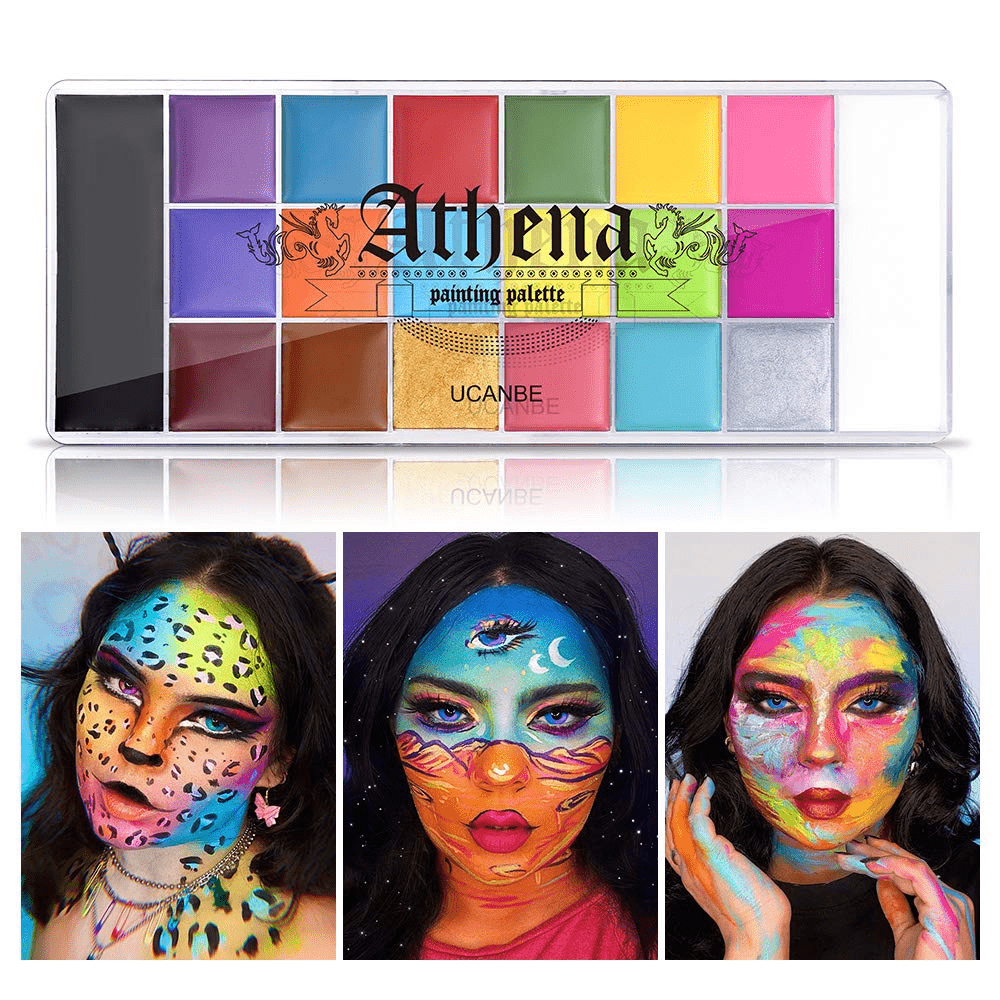 Face Body Paint Palette Halloween Makeup