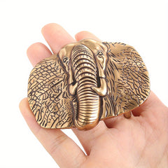 African Elephant Belt Buckle Western Cowboy Punk Hip Hop Belt Buckle