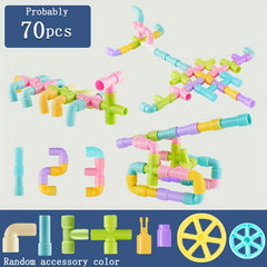 Pipe Tube Building Blocks Set Educational Construction Toy