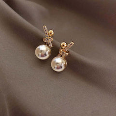 Faux Pearl Earrings for Women - Elegant Jewelry Gift