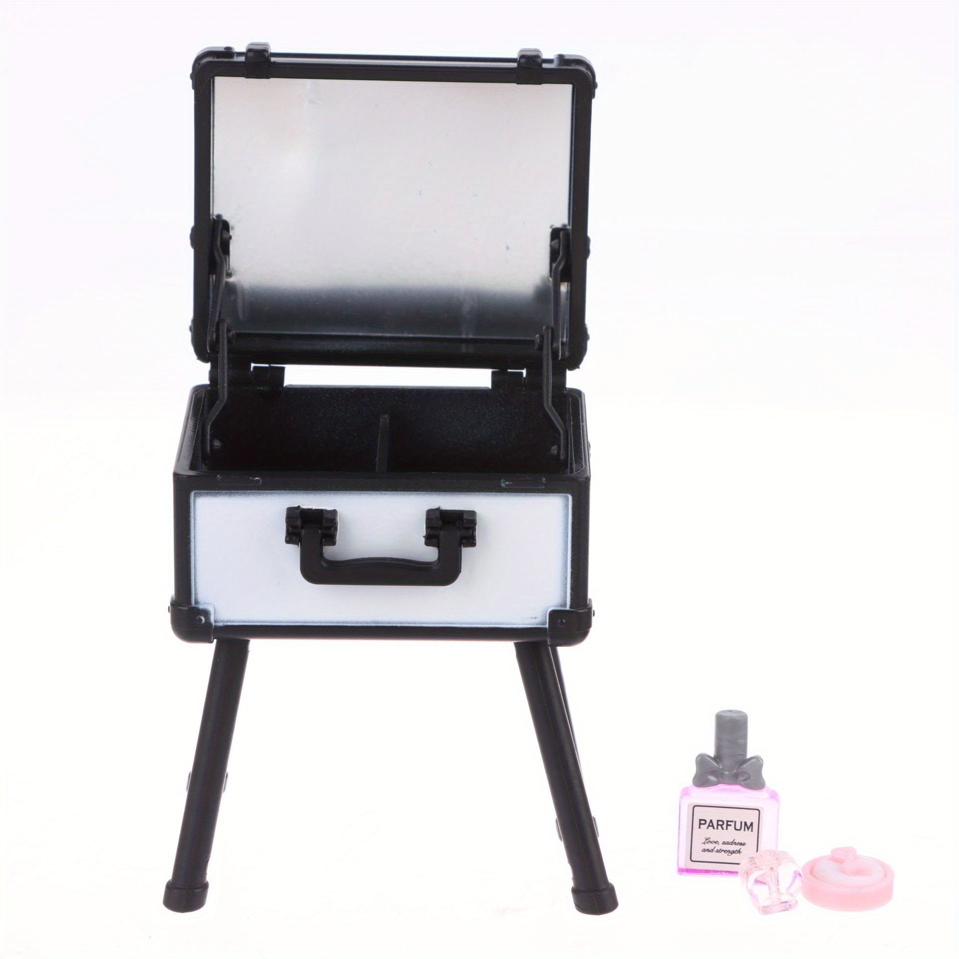 1:12 Scale Dollhouse Scene with Cosmetic Accessories Set