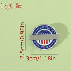 American Flag 4th Of July Independence Brooch Jewelry