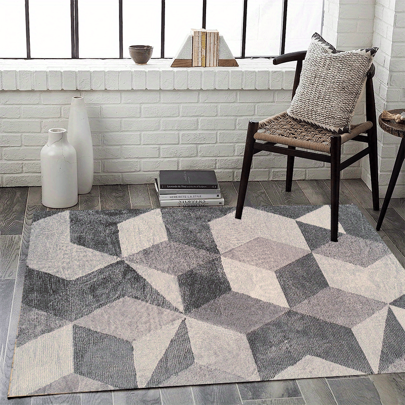 Large Fluffy Faux Wool Area Rug for Living Room Bedroom