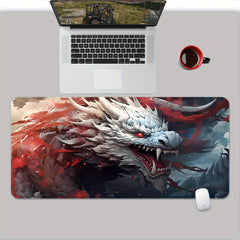 Dragon Large Gaming Mousepad HD Keyboard Mat Desk Natural Rubber