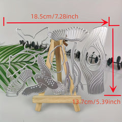 Owl Metal Cutting Dies And Stamps For Scrapbooking