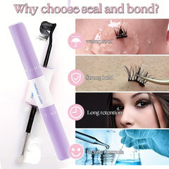 120pcs D Curl Cluster Lashes DIY Eyelash Extensions Kit