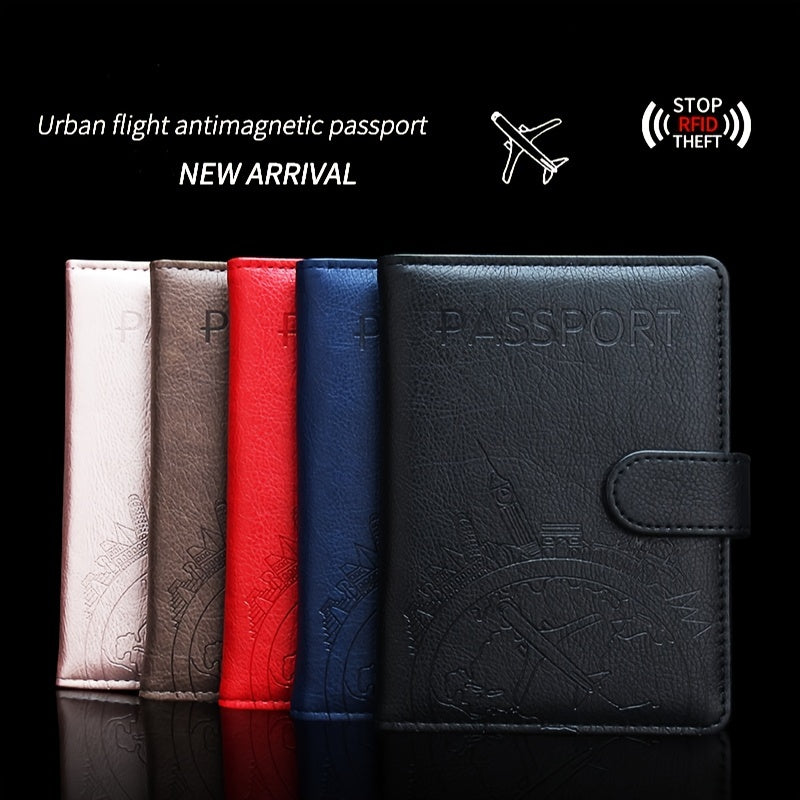 Buckle Style Passport Holder Travel Bag
