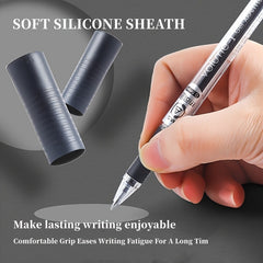 0.5mm Erasable Gel Bullet Pen w/ Rubber Holder - Office & School Supplies