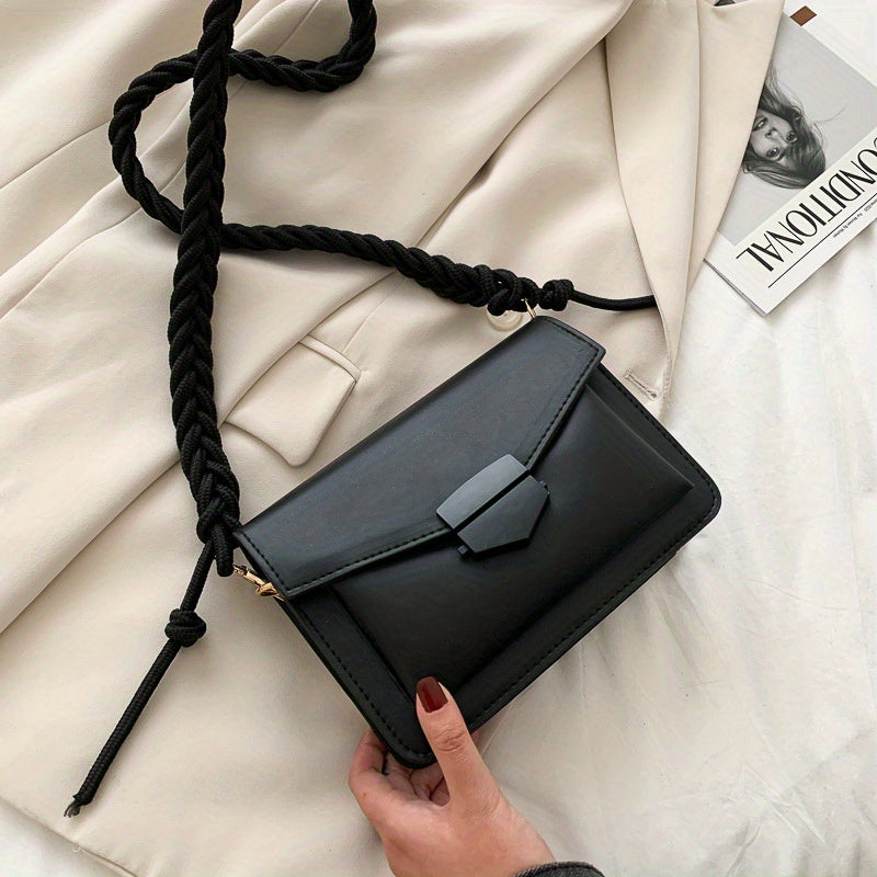 Minimalist Crossbody Bag Stylish Square Purse Shoulder Bag