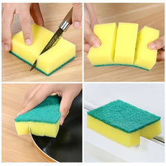 10 Pcs Kitchen Cleaning Sponge Non Scratch Scrubbing Magic Sponge