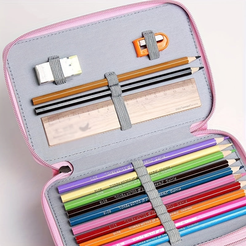 Large Pencil Case with 32 Bore Hole for Pens Pencils Brushes