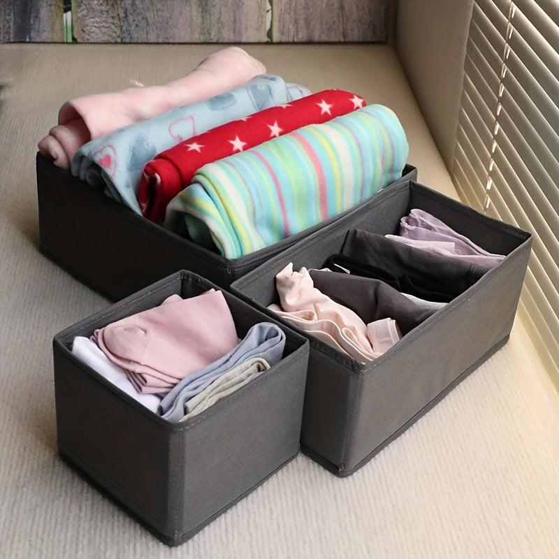 Collapsible Underwear Storage Box Organizer for Bras Socks Leggings Clothes