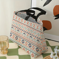 Arabic Letters LOVE Printed Lunch Bag Waterproof Insulated Bag