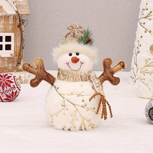 Snowman Doll Ornament Christmas Decoration Window Supplies