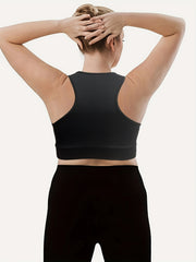  Seamless Racer Back Padded Sports Bra