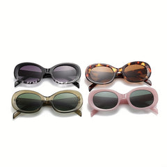 Men's Oval Frame Sunglasses UV Protection Outdoor Sports Glasses