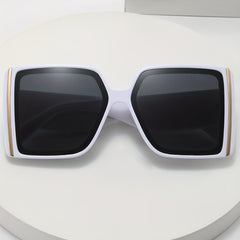Oversized Square Frame Sunglasses Y2K Hiphop Block Glasses UV400