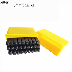 Numbers Alphabets Printing Tools Leather Carving DIY Craft Embossing Stamp
