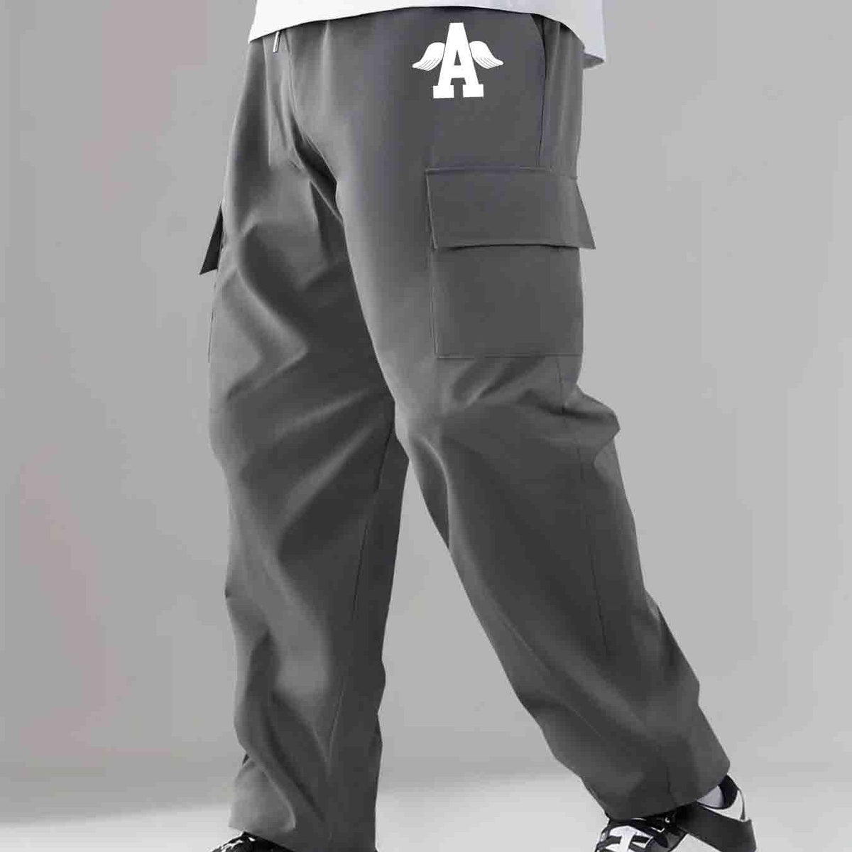 Men's Classic Cargo Pants with Drawstring - Autumn Summer Outdoor
