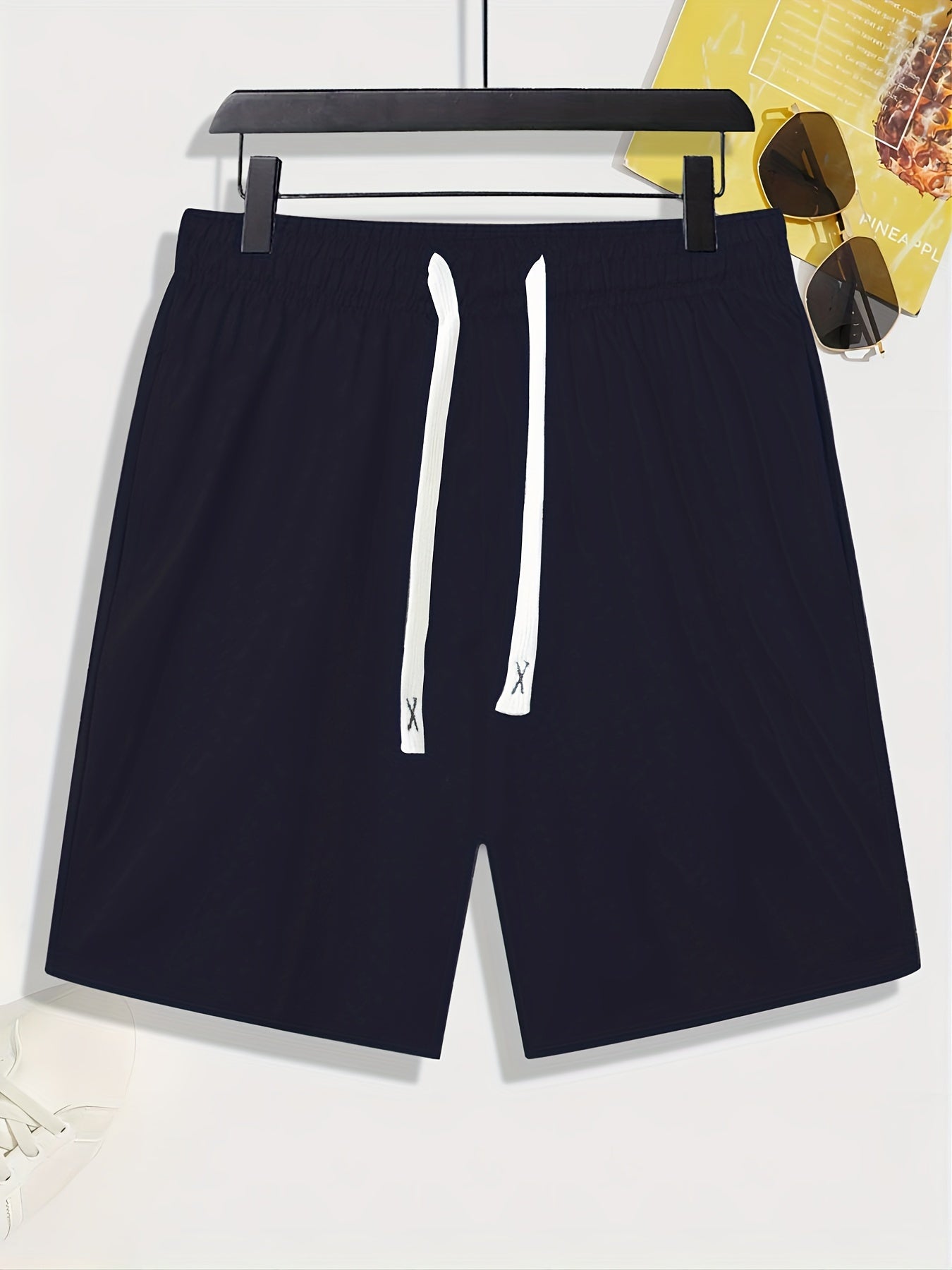 Men's Casual Stretch Waist Drawstring Shorts