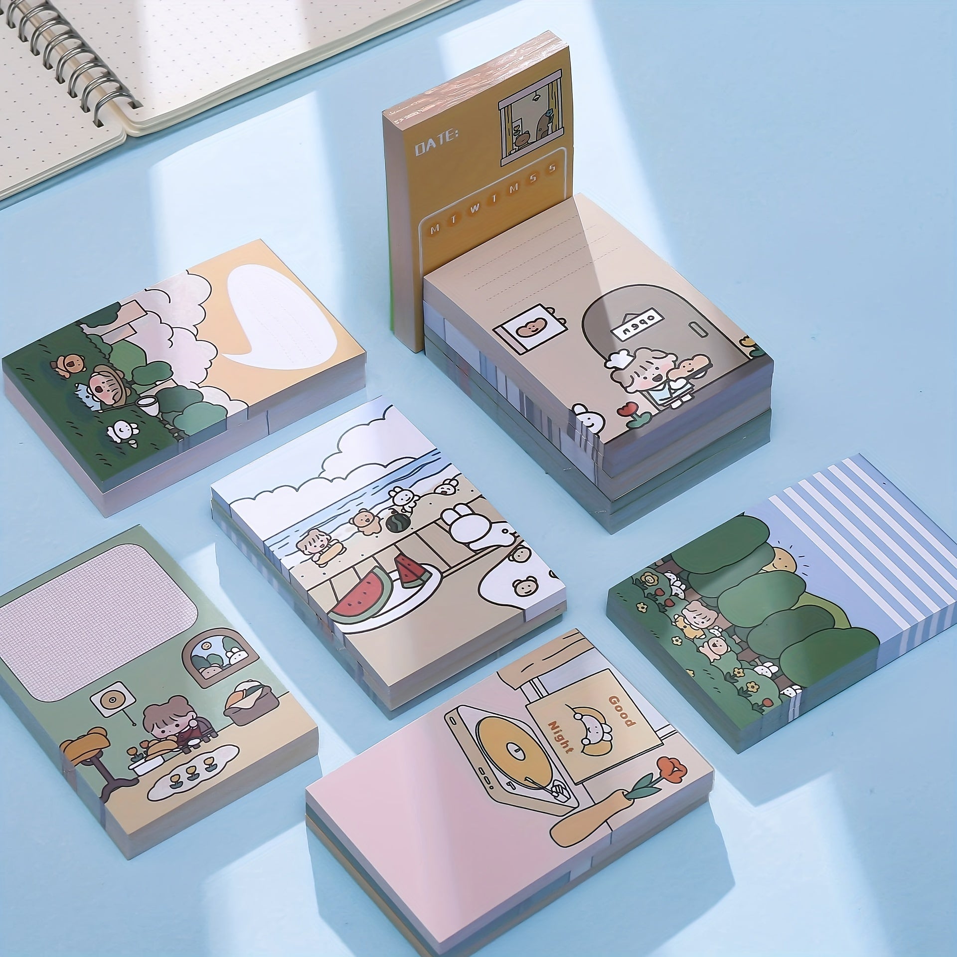 Cute Cartoon Sticky Notes To Do List Planner School Supplies