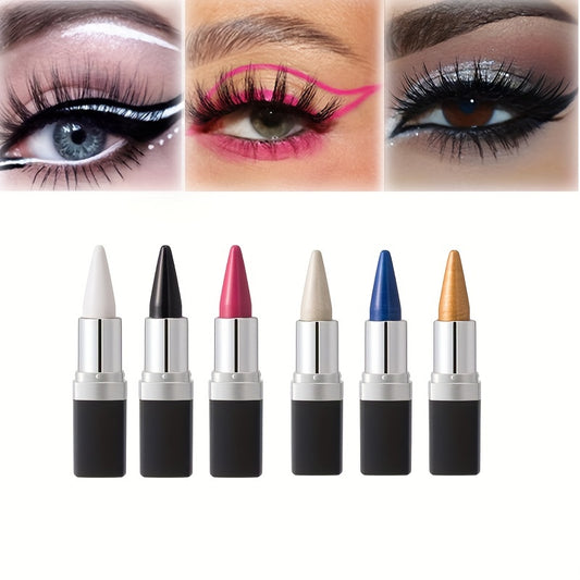 6 Colors Waterproof Pearly Eyeliner Stick