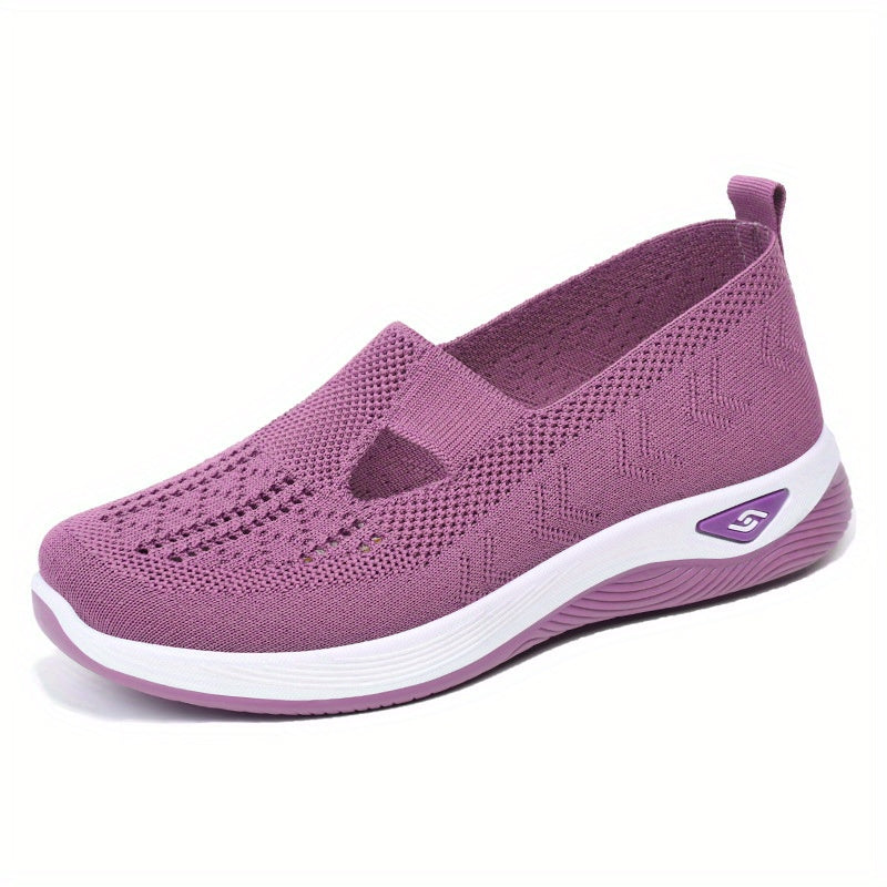 Women's Knitting Sock Shoes Slip On Lightweight Walking Shoes
