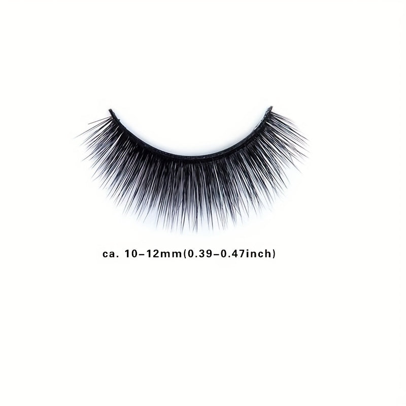5 Pairs Long Crossed 3D Natural False Eyelashes