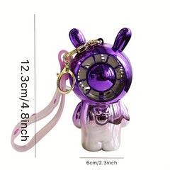 Mini Portable Pocket Fan USB Rechargeable Cartoon Rabbit Handheld Fan