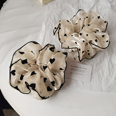 Large Satin Silk Hair Accessories Hair Ties Elastic Hair Ring Scrunchies