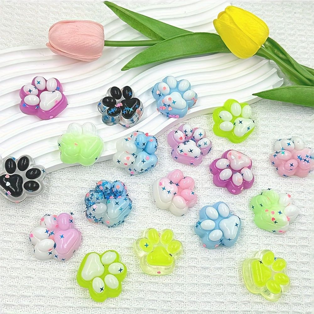 9pcs Taba Squishies Cat Paws Set Kawaii Cat Paw Kit Quiet Fidget