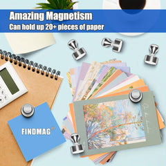 16pcs Magnetic Push Pins Neodymium Magnet Whiteboard Magnets