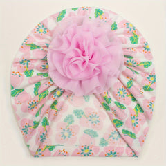 Soft Printed Donut Baby Hat for Newborns