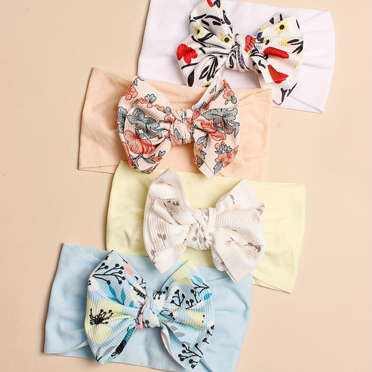 4pcs Bowknot Polyamide Headband for Toddlers