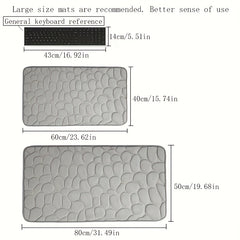 Soft Memory Foam Bath Rug, Water Absorbent, Non Slip, Washable