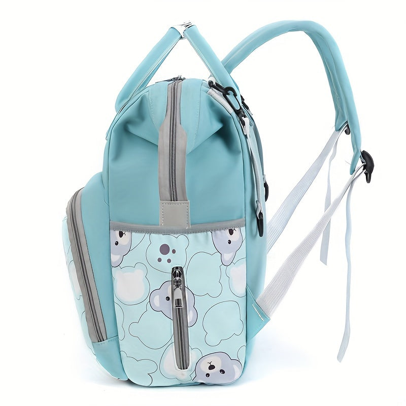 Moms Waterproof Backpack Lightweight with Bear Design