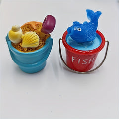Mini Beach Scene Models for Dollhouses DIY Home Decor