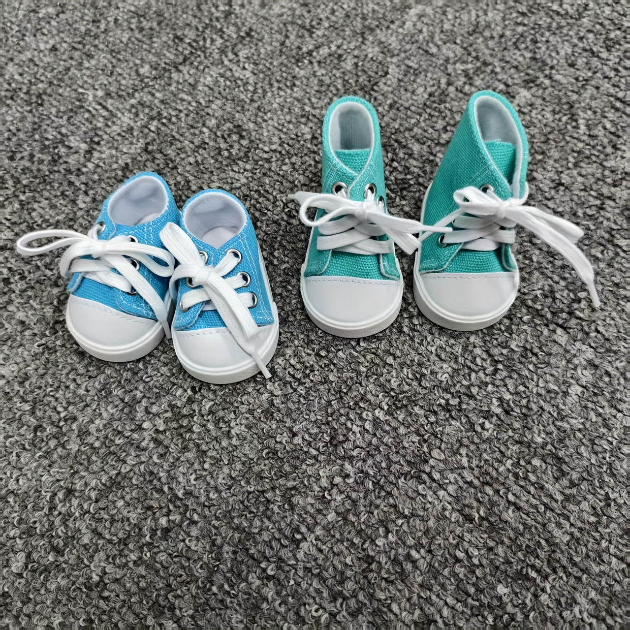 2pcs Lace Up Doll Shoes Canvas Shoes for Doll Outfits Enhances Look