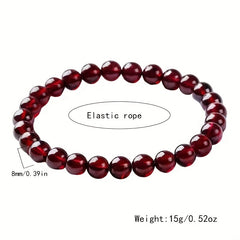 Gemstone Beaded Bracelet Healing Beads 8mm Round Beads