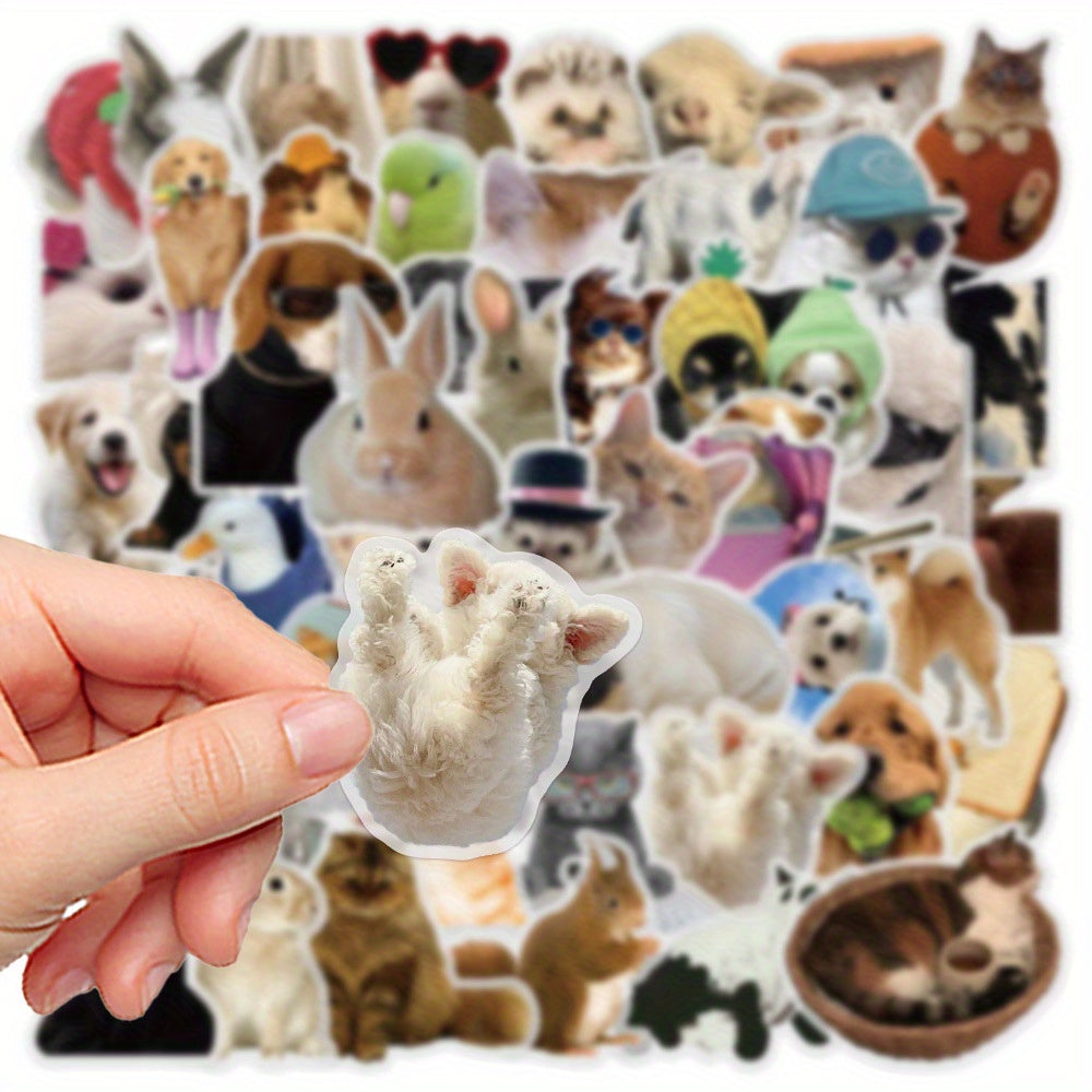 Funny Animal & Meme Stickers Waterproof Vinyl S