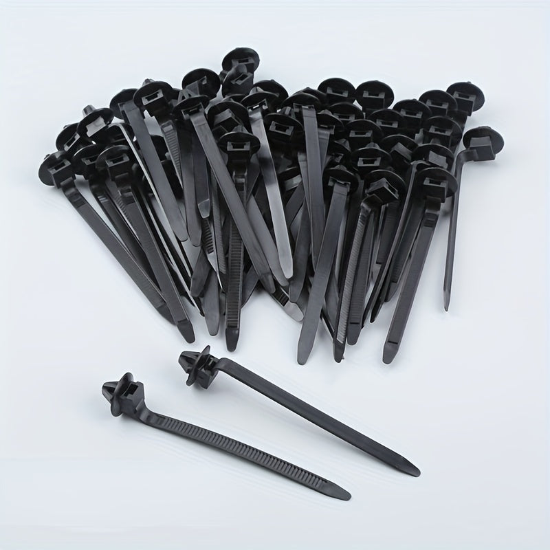 20pcs Nylon Tie Wrap Cable Fasteners for Cars 92mmx5mm