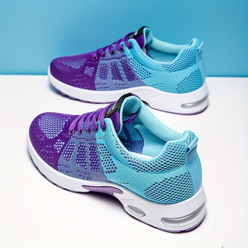 Women's Knitted Sport Shoes Lightweight Running Sneakers