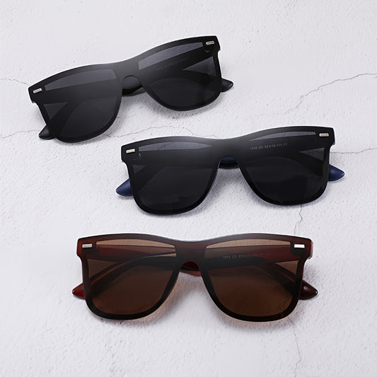 Vintage Oversized Square Sunglasses for Women Sun Protection Lenses